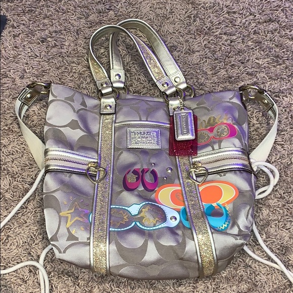 100% Authentic Patched Coach purse - Picture 1 of 4